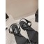 Chanel Heel 9cm Grosgrain & Strass Sandals G45365 Black 2024