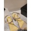 Chanel Heel 9cm Grosgrain & Strass Sandals G45365 Beige 2024