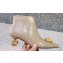 Valentino Heel 5cm Roman Stud Ankle Boots Calfskin Nude
