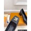 Louis Vuitton quilted Malletage pattern Heel 5.5cm Shake Pumps in Calfskin Black 2024