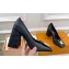 Louis Vuitton quilted Malletage pattern Heel 9cm Shake Pumps in Calfskin Black 2024
