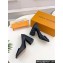 Louis Vuitton quilted Malletage pattern Heel 9cm Shake Pumps in Calfskin Black 2024