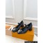 Louis Vuitton quilted Malletage pattern Heel 5.5cm Shake Mary Jane Pumps in Patent Calfskin Black 2024