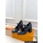 Louis Vuitton quilted Malletage pattern Heel 9cm Shake Mary Jane Pumps in Calfskin Black 2024