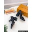 Louis Vuitton quilted Malletage pattern Heel 9cm Shake Mary Jane Pumps in Calfskin Black 2024