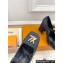 Louis Vuitton quilted Malletage pattern Heel 9cm Shake Mary Jane Pumps in Calfskin Black 2024