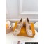 Louis Vuitton quilted Malletage pattern Heel 9cm Shake Mary Jane Pumps in Patent Calfskin Beige Rose 2024