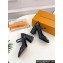 Louis Vuitton quilted Malletage pattern Heel 9cm Shake Mary Jane Pumps in Patent Calfskin Black 2024