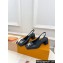 Louis Vuitton quilted Malletage pattern Heel 5.5cm Shake Slingback Pumps in Calfskin Black 2024