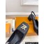 Louis Vuitton quilted Malletage pattern Heel 5.5cm Shake Slingback Pumps in Calfskin Black 2024