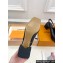 Louis Vuitton quilted Malletage pattern Heel 5.5cm Shake Slingback Pumps in Calfskin Black 2024
