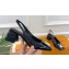 Louis Vuitton quilted Malletage pattern Heel 5.5cm Shake Slingback Pumps in Patent Calfskin Black 2024