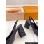 Louis Vuitton quilted Malletage pattern Heel 9cm Shake Slingback Pumps in Calfskin Black 2024