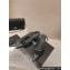Chanel Heel 5cm Tweed and Leather Slingbacks Black 2024