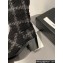 Chanel Heel 6.5cm CC Logo High Boots Tweed Check Gray 2024