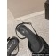 Chanel Heel 5cm Tweed and Leather Slingbacks Black 2024