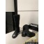 Chanel Heel 6.5cm CC Logo High Boots Tweed Black 2024