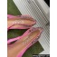 Gucci Heel 4.5cm patent leather Signoria slingback pumps 782832 Pink 2024