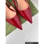 Gucci Heel 4.5cm patent leather Signoria slingback pumps 782832 Dark Red 2024