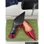 Gucci Heel 4.5cm patent leather Signoria slingback pumps 782832 Dark Red 2024