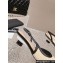 Chanel Heel 5cm Tweed and Leather Slingbacks Beige 2024