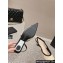 Chanel Heel 5cm Tweed and Leather Slingbacks Beige 2024