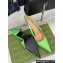 Gucci Heel 10cm patent leather Signoria slingback pumps 783821 Green 2024