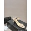Chanel Heel 5cm Grosgrain & Strass Sandals G45365 Beige 2024