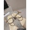 Chanel Heel 5cm Grosgrain & Strass Sandals G45365 Beige 2024