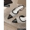 Chanel Heel 5cm Tweed and Leather Slingbacks White 2024