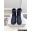 Dior Frost Ankle Boots in Black Quilted Nylon and Shearling 2024