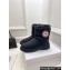 Dior Frost Ankle Boots in Black Quilted Nylon and Shearling 2024