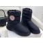 Dior Frost Ankle Boots in Black Quilted Nylon and Shearling 2024
