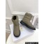 Dior Frost Ankle Boots in Khaki Green Quilted Nylon and Shearling 2024