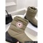 Dior Frost Ankle Boots in Khaki Green Quilted Nylon and Shearling 2024