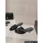 Chanel Heel 5cm Tweed and Leather Mules Black 2024