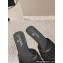 Chanel Heel 5cm Tweed and Leather Mules Black 2024