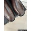 Chanel Heel 3cm CC Logo Calfskin Rider Ankle Boots Coffee 2024