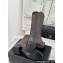 Chanel Heel 3cm CC Logo Calfskin Rider Ankle Boots Coffee 2024