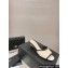 Chanel Heel 5cm Tweed and Leather Mules Beige 2024