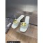 Dior Heel 1.5cm Forever Slides in White Calfskin 2024