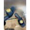 Dior Heel 4.5cm Forever Heeled Slides in Blue Calfskin 2024