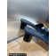 Dior Heel 4.5cm Forever Heeled Slides in Blue Calfskin 2024