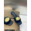 Dior Heel 1.5cm Forever Slides in Blue Calfskin 2024