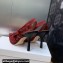 Dior Heel 9.5cm J'Adior Slingback Pumps in Transparent Mesh Embroidered with Red 3D Macramé-Effect D-Lace Motif 2024
