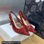 Dior Heel 6.5cm J'Adior Slingback Pumps in Transparent Mesh Embroidered with Red 3D Macramé-Effect D-Lace Motif 2024