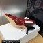 Dior Heel 6.5cm J'Adior Slingback Pumps in Transparent Mesh Embroidered with Red 3D Macramé-Effect D-Lace Motif 2024