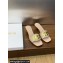 Dior Heel 4.5cm Forever Heeled Slides in Nude Calfskin 2024