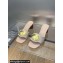 Dior Heel 4.5cm Forever Heeled Slides in Nude Calfskin 2024
