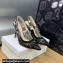 Dior Heel 9.5cm J'Adior Slingback Pumps in Transparent Mesh Embroidered with Black Butterfly Motif 2024